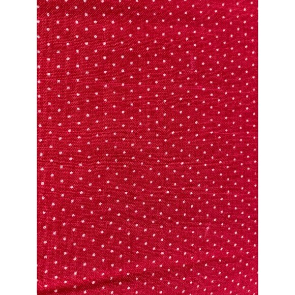 Red Polka Dot Cotton Fabric 1/2 Yards 44" Wide Quilting Sewing - Picture 4 of 10